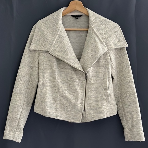 Banana Republic Jackets & Blazers - BANANA REPUBLIC GREY ZIP UP JACKET
